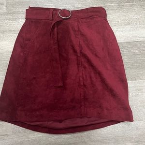Hollister Maroon Skirt